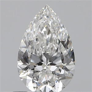 Picture of 0.54 Carats, Pear F Color, VS1 Clarity and Certified by GIA