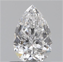 0.60 Carats, Pear E Color, SI2 Clarity and Certified by GIA