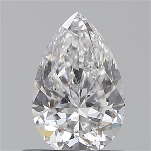 Picture of 0.60 Carats, Pear E Color, SI2 Clarity and Certified by GIA