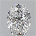 0.50 Carats, Oval E Color, VS2 Clarity and Certified by GIA