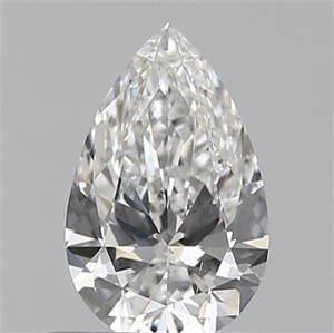 Picture of 0.50 Carats, Pear F Color, VS2 Clarity and Certified by GIA