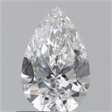 0.60 Carats, Pear D Color, VS2 Clarity and Certified by GIA