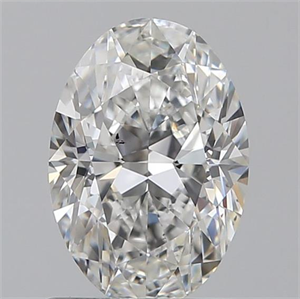 Picture of 0.90 Carats, Oval G Color, VS2 Clarity and Certified by GIA