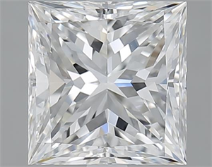 Picture of 2.50 Carats, Princess E Color, VS2 Clarity and Certified by GIA