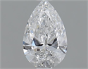 0.53 Carats, Pear D Color, VS1 Clarity and Certified by GIA