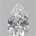 0.52 quilates, De pera , Color F, claridad VS2 y certificado por GIA