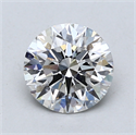 Lab Created Diamond 1.23 Carats, Round with Ideal Cut, E Color, VS2 Clarity and Certified by IGI