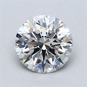 Picture of Lab Created Diamond 1.23 Carats, Round with Ideal Cut, E Color, VS2 Clarity and Certified by IGI