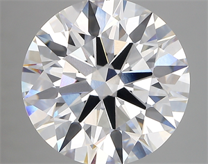 Picture of Lab Created Diamond 6.02 Carats, Round with ideal Cut, D Color, vvs2 Clarity and Certified by IGI