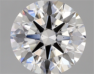 Picture of Lab Created Diamond 3.06 Carats, Round with ideal Cut, D Color, vs1 Clarity and Certified by IGI