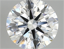 Lab Created Diamond 3.02 Carats, Round with ideal Cut, D Color, vvs2 Clarity and Certified by IGI