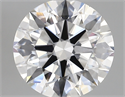 Lab Created Diamond 3.00 Carats, Round with ideal Cut, D Color, vvs2 Clarity and Certified by IGI