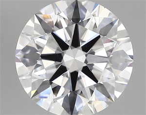Picture of Lab Created Diamond 3.00 Carats, Round with ideal Cut, D Color, vvs2 Clarity and Certified by IGI