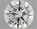 Lab Created Diamond 2.99 Carats, Round with ideal Cut, F Color, vvs2 Clarity and Certified by IGI