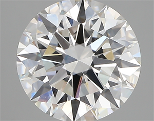 Picture of Lab Created Diamond 2.99 Carats, Round with ideal Cut, F Color, vvs2 Clarity and Certified by IGI