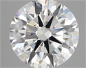 Lab Created Diamond 2.91 Carats, Round with ideal Cut, D Color, vvs1 Clarity and Certified by IGI