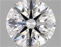 Lab Created Diamond 2.88 Carats, Round with excellent Cut, E Color, vs1 Clarity and Certified by GIA