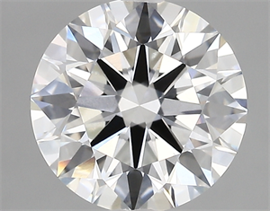 Picture of Lab Created Diamond 2.88 Carats, Round with ideal Cut, E Color, vvs1 Clarity and Certified by IGI