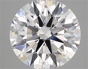 Picture of Lab Created Diamond 2.82 Carats, Round with ideal Cut, D Color, vvs1 Clarity and Certified by IGI