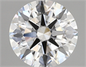 Lab Created Diamond 2.81 Carats, Round with ideal Cut, F Color, vvs2 Clarity and Certified by IGI