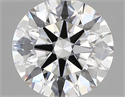 Lab Created Diamond 2.70 Carats, Round with ideal Cut, E Color, vvs2 Clarity and Certified by IGI