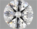 Lab Created Diamond 2.70 Carats, Round with ideal Cut, E Color, vvs1 Clarity and Certified by IGI