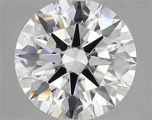 Picture of Lab Created Diamond 2.70 Carats, Round with ideal Cut, E Color, vvs1 Clarity and Certified by IGI