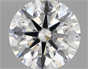 Lab Created Diamond 2.57 Carats, Round with ideal Cut, D Color, vvs2 Clarity and Certified by IGI