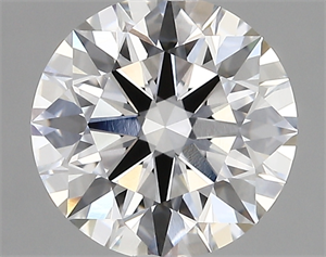 Picture of Lab Created Diamond 2.45 Carats, Round with ideal Cut, E Color, vvs1 Clarity and Certified by IGI