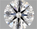 Lab Created Diamond 1.31 Carats, Round with ideal Cut, D Color, vs1 Clarity and Certified by IGI