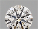 Lab Created Diamond 1.16 Carats, Round with ideal Cut, D Color, vvs1 Clarity and Certified by IGI