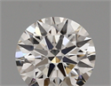 Lab Created Diamond 1.10 Carats, Round with ideal Cut, E Color, vvs1 Clarity and Certified by IGI