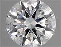 Lab Created Diamond 1.08 Carats, Round with excellent Cut, D Color, vvs1 Clarity and Certified by IGI