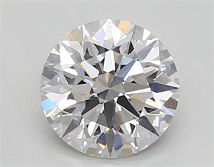 Picture of Lab Created Diamond 0.97 Carats, Round with ideal Cut, D Color, vs1 Clarity and Certified by IGI