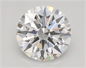 Lab Created Diamond 0.94 Carats, Round with ideal Cut, D Color, vvs2 Clarity and Certified by IGI