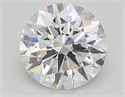 Lab Created Diamond 0.92 Carats, Round with ideal Cut, D Color, vvs2 Clarity and Certified by IGI