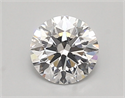 Lab Created Diamond 0.92 Carats, Round with ideal Cut, D Color, vvs2 Clarity and Certified by IGI