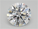 Lab Created Diamond 0.91 Carats, Round with ideal Cut, D Color, vvs1 Clarity and Certified by IGI