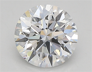 Picture of Lab Created Diamond 0.90 Carats, Round with ideal Cut, D Color, vvs2 Clarity and Certified by IGI