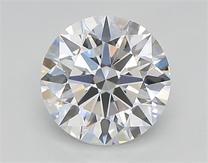 Picture of Lab Created Diamond 0.87 Carats, Round with ideal Cut, D Color, vvs2 Clarity and Certified by IGI