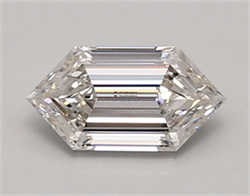 Picture of Lab Created Diamond 0.87 Carats, LONG HEXAGON with  Cut, G Color, vvs2 Clarity and Certified by IGI