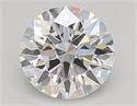 Lab Created Diamond 0.87 Carats, Round with ideal Cut, D Color, vvs2 Clarity and Certified by IGI