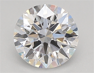 Picture of Lab Created Diamond 0.87 Carats, Round with ideal Cut, D Color, vvs2 Clarity and Certified by IGI