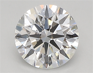 Picture of Lab Created Diamond 0.87 Carats, Round with ideal Cut, D Color, vvs2 Clarity and Certified by IGI