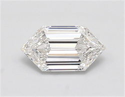 Picture of Lab Created Diamond 0.87 Carats, LONG HEXAGON with  Cut, E Color, if Clarity and Certified by IGI