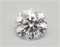 Lab Created Diamond 0.85 Carats, Round with ideal Cut, D Color, vvs2 Clarity and Certified by IGI