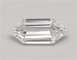 Picture of Lab Created Diamond 0.79 Carats, LONG HEXAGON with  Cut, E Color, vvs2 Clarity and Certified by IGI