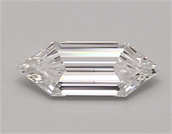Picture of Lab Created Diamond 0.77 Carats, LONG HEXAGON with  Cut, D Color, vvs1 Clarity and Certified by IGI