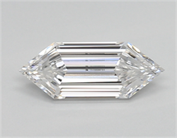 Picture of Lab Created Diamond 0.71 Carats, LONG HEXAGON with  Cut, E Color, vvs1 Clarity and Certified by IGI