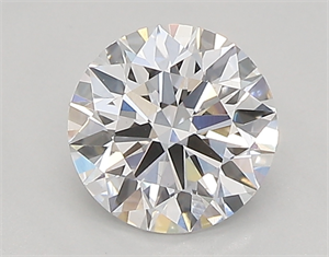 Picture of Lab Created Diamond 0.71 Carats, Round with ideal Cut, D Color, vs1 Clarity and Certified by IGI